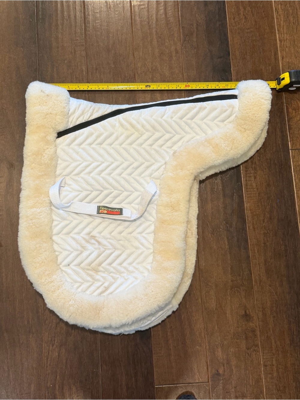 Fleeceworks wool dressage saddle pad